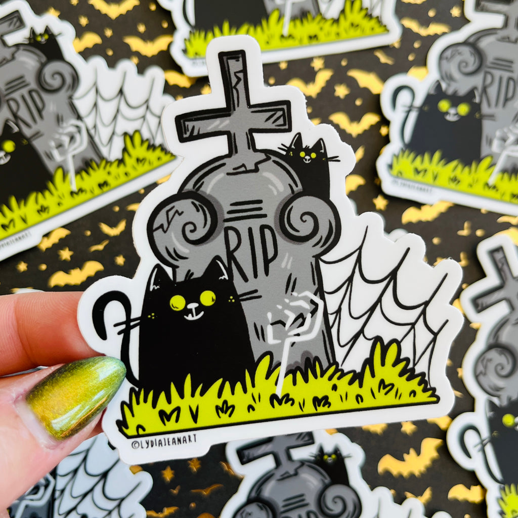 Lla Rip Sticker RIP Vinyl Sticker – Little Ghost Shack