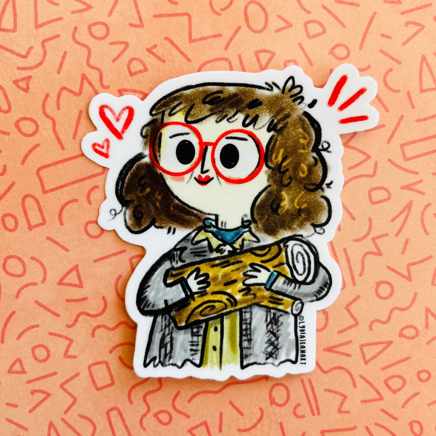 Log Lady Vinyl Sticker