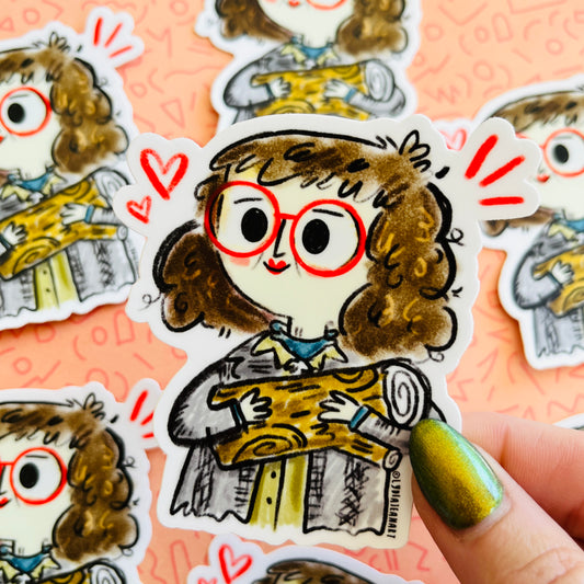 Log Lady Vinyl Sticker