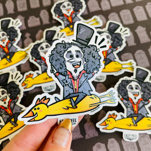 Ghoulie Host Raised Vinyl Sticker