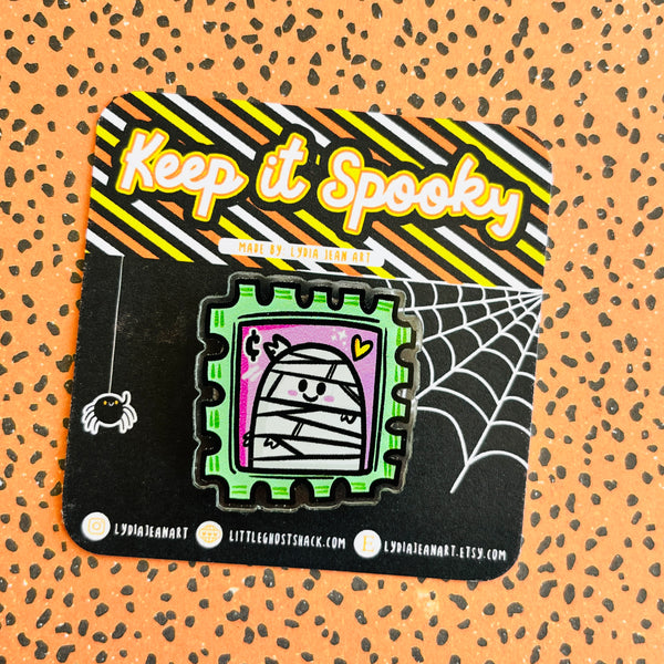 Spooky Stamps Magnet Set