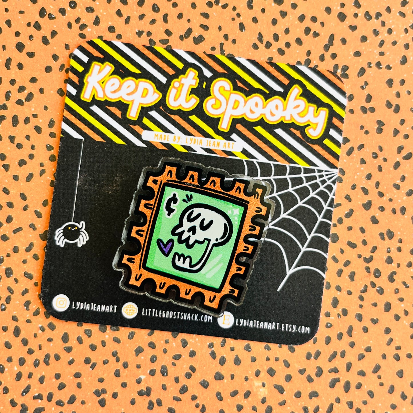 Spooky Stamps Magnet Set