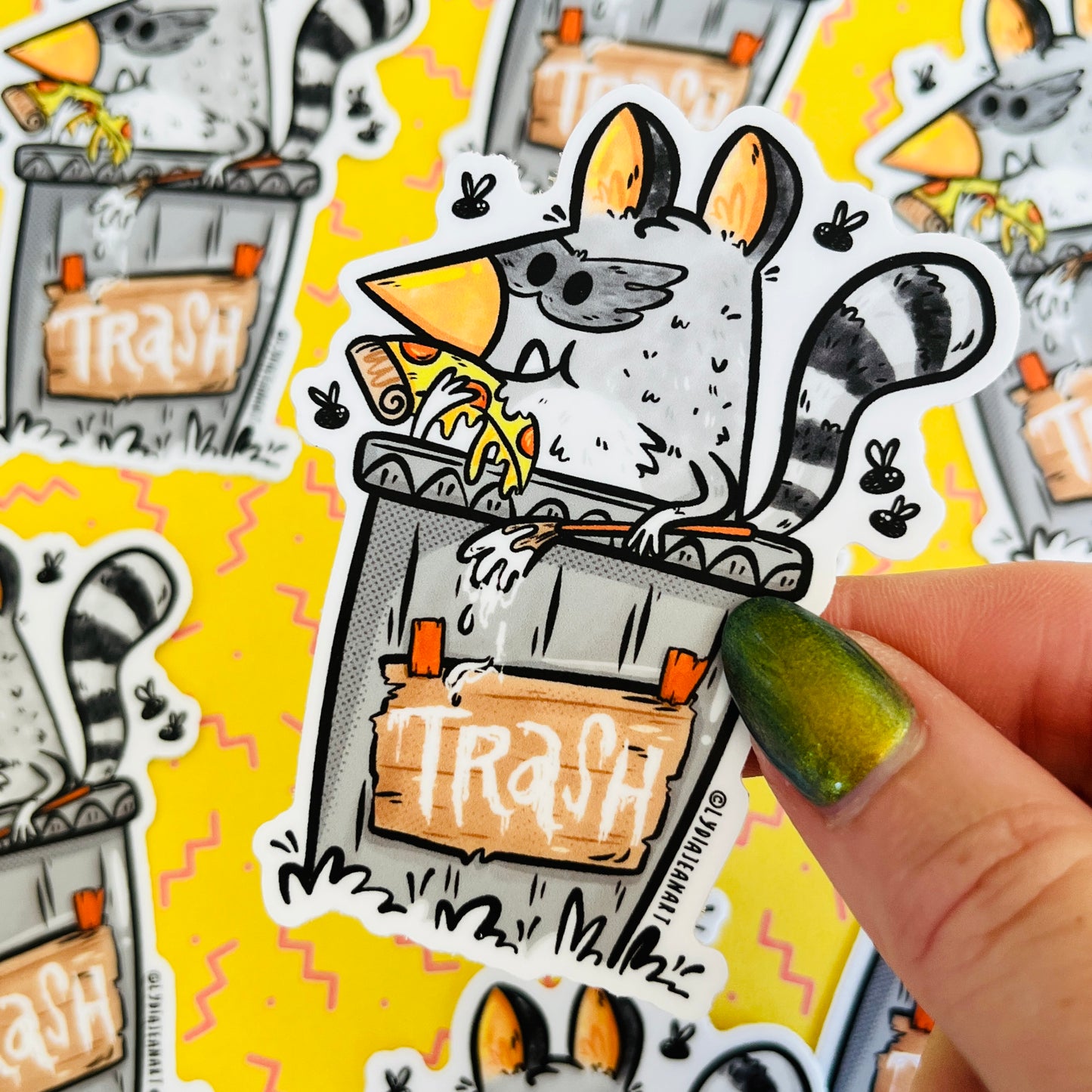 Trash Panda Vinyl Sticker