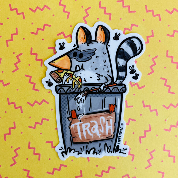 Trash Panda Vinyl Sticker