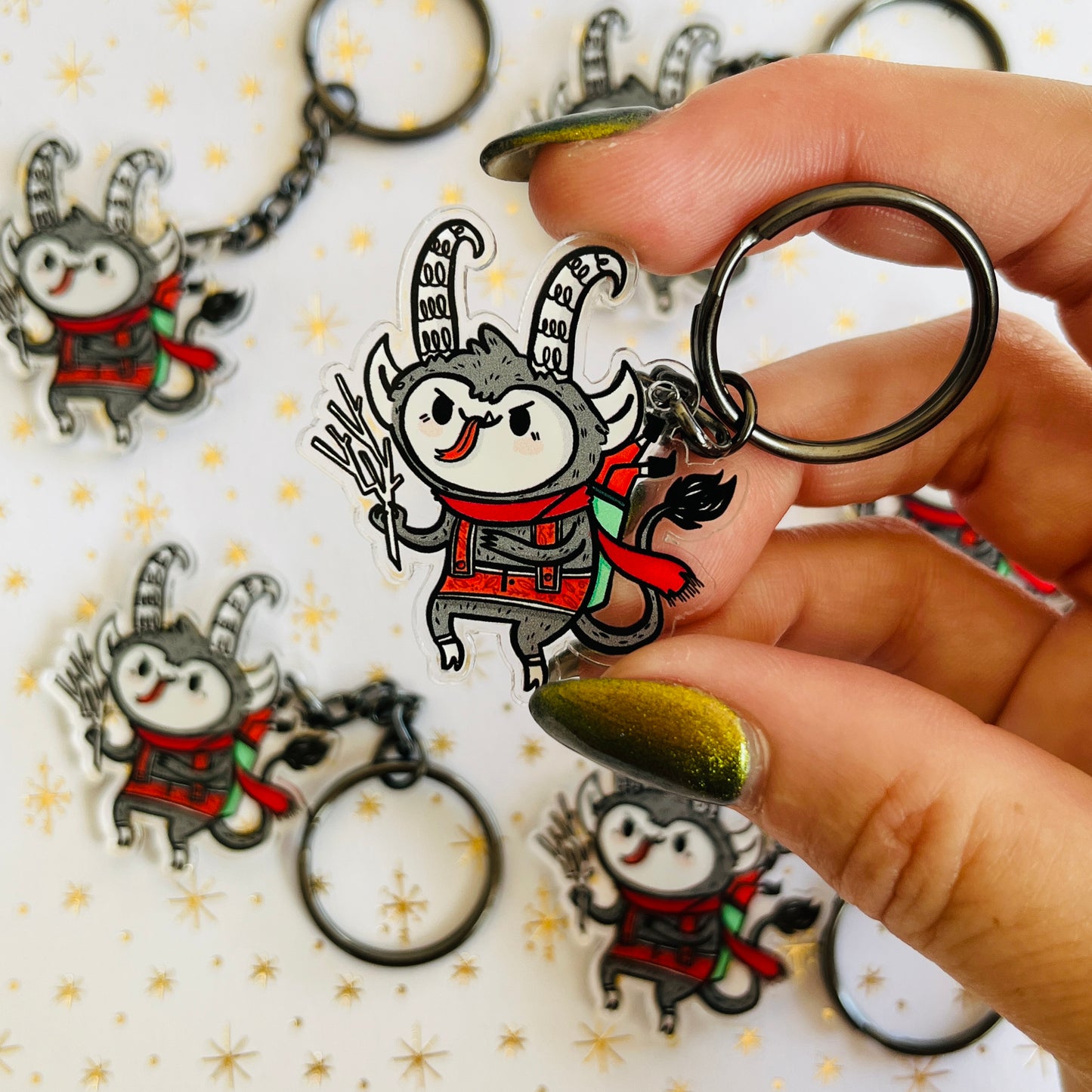 Krampus Keychain