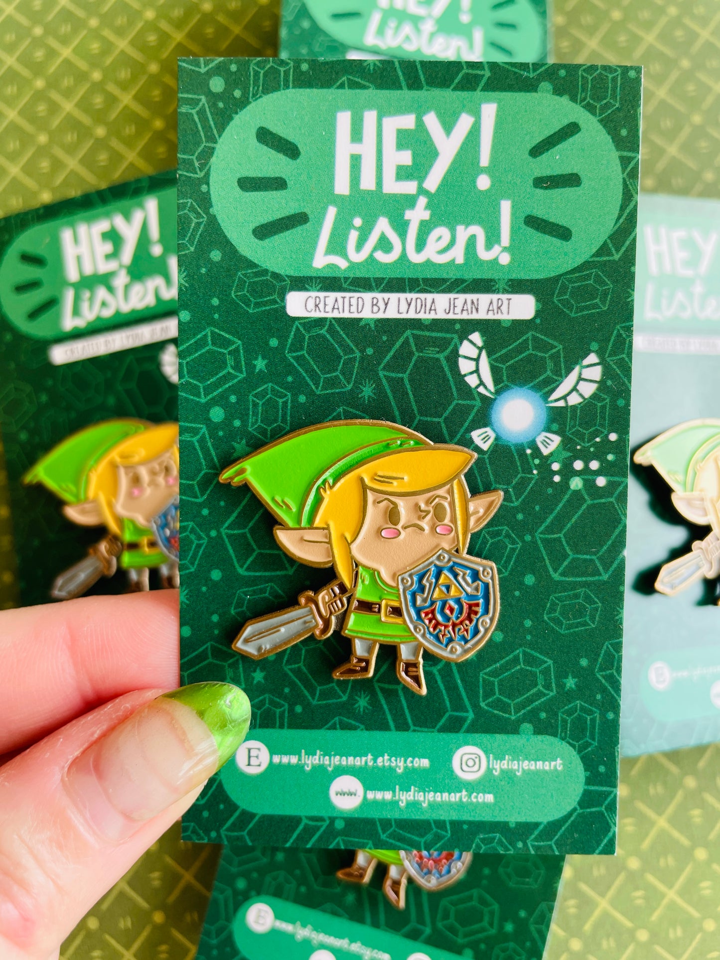 "The Hero Enamel Pin