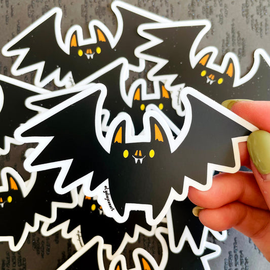 Lil Black Bat Vinyl Sticker