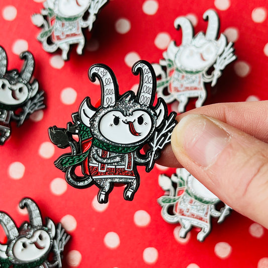 Krampus Enamel Pin