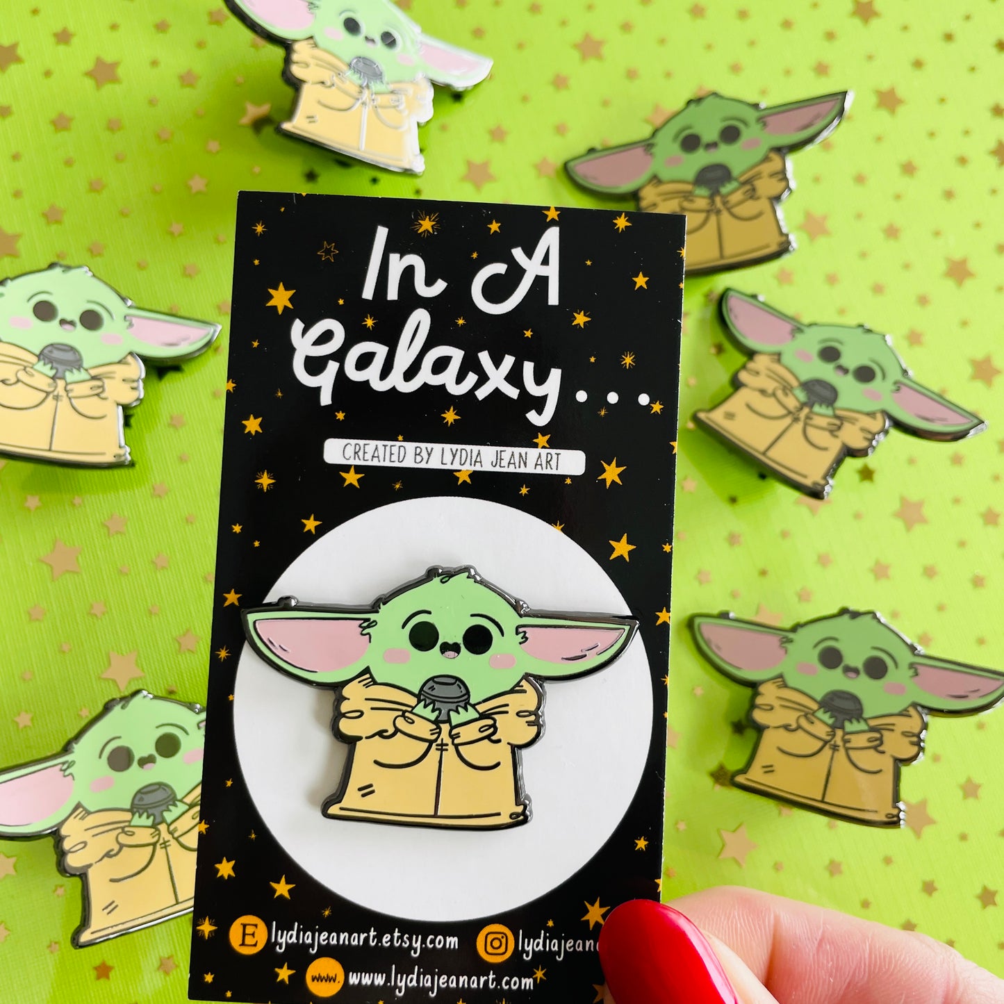 "Space Baby" Enamel Pin