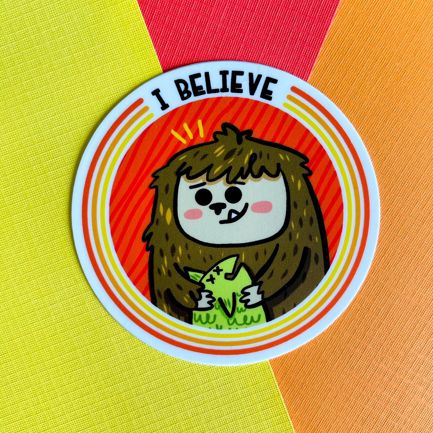 Bigfoot Believer Vinyl Sticker