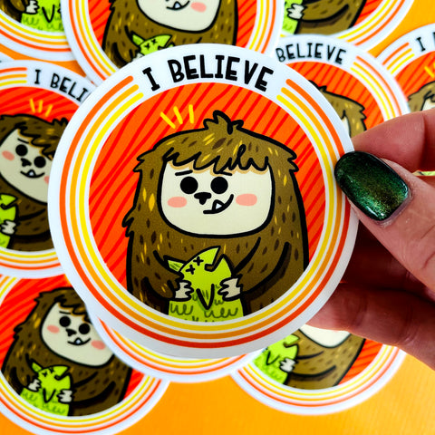 Bigfoot Believer Vinyl Sticker