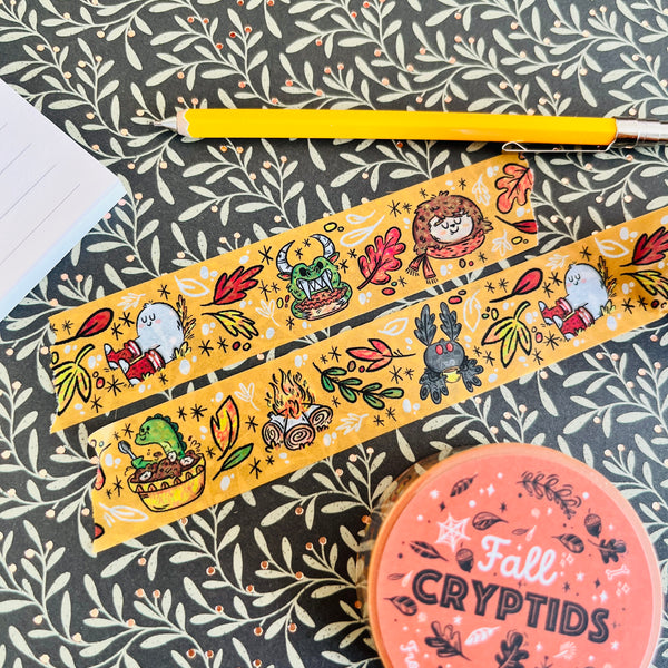 Fall Cryptids Washi Tape