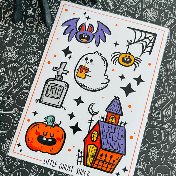 Ghost Shack Sticker Sheet