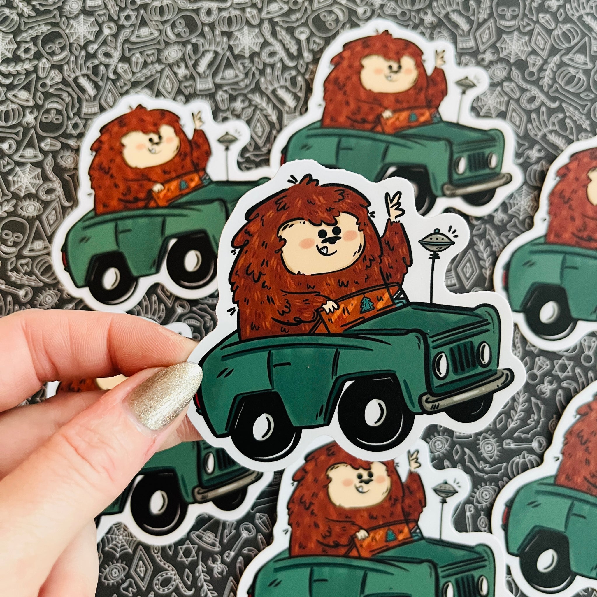 Bigfoot Joyride Vinyl Sticker