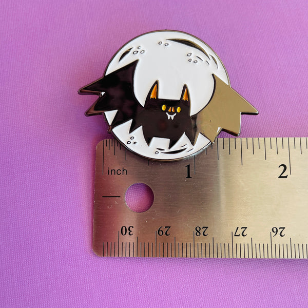 "Bat Moon" Enamel Pin