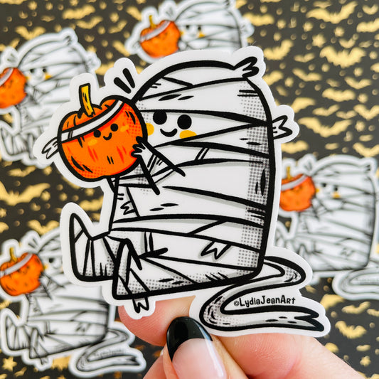 "Little Mummy" Vinyl Sticker