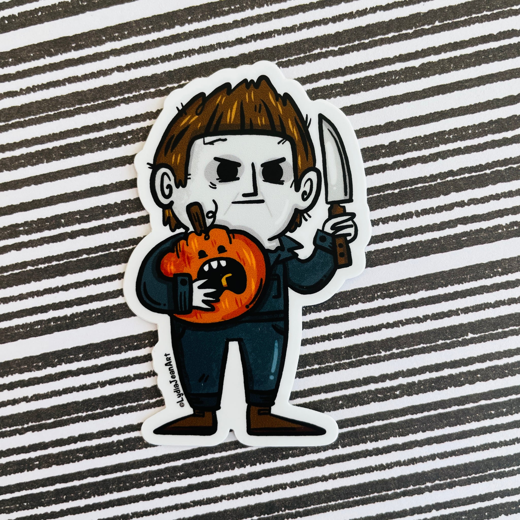 "Halloween Slasher" Vinyl Sticker