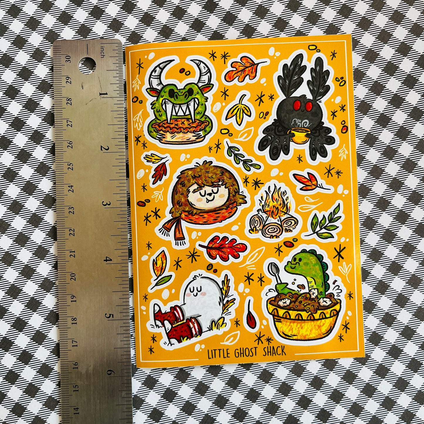 Fall Cryptids Sticker Sheet