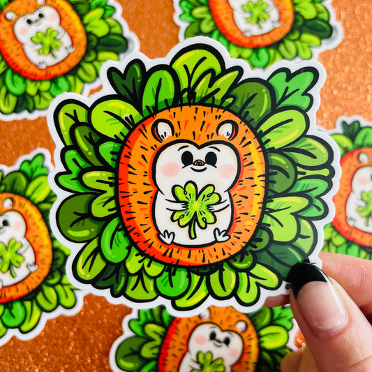 Hedgehog Vinyl Sticker