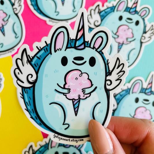 Magical Hedgehog Vinyl Sticker