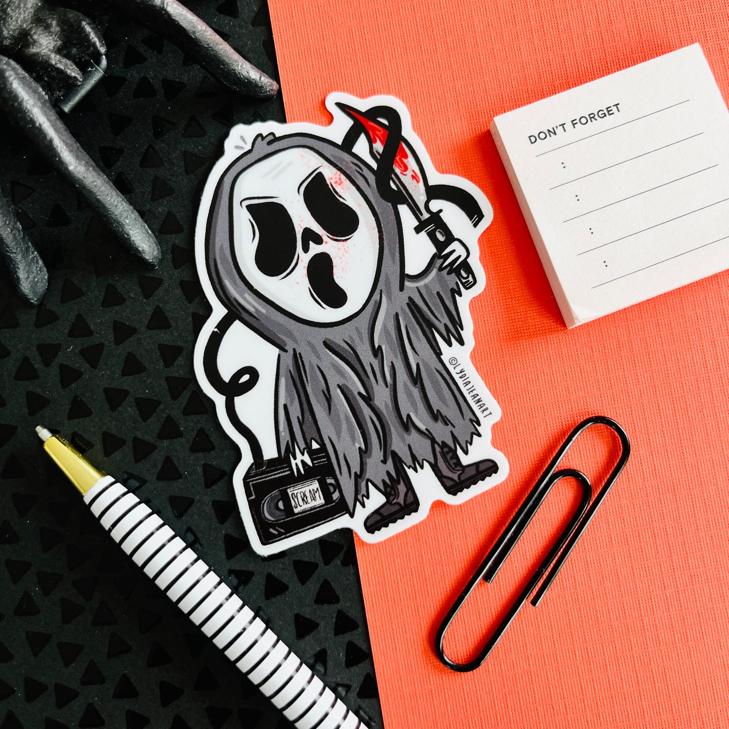 "Movies are a Scream" Vinyl Sticker