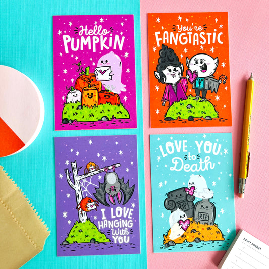 Mini Valloween Card Set for Valentine's Day