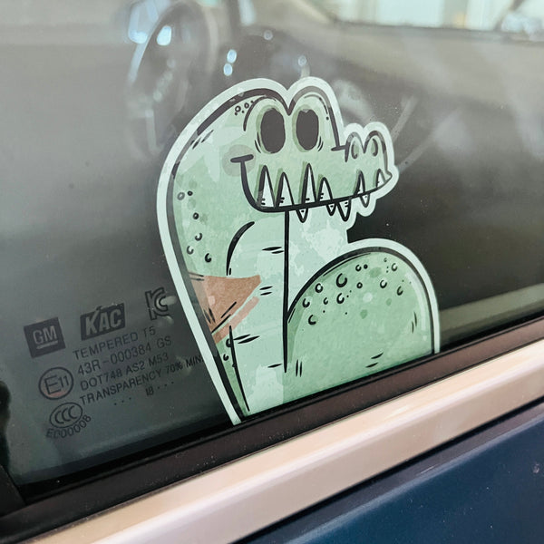 Creepy Cute Champ "Lochness" Cryptid Window / Mirror Cling