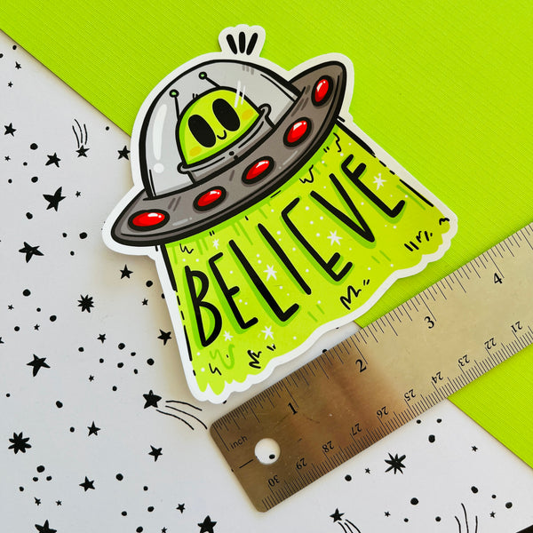 UFO / UAP Believer Window / Mirror Cling
