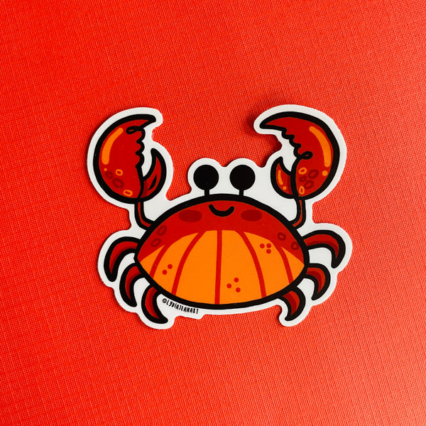 Little Crab Vinyl Sticker
