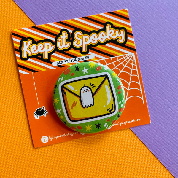 Spooky Mail Button or Magnet Set