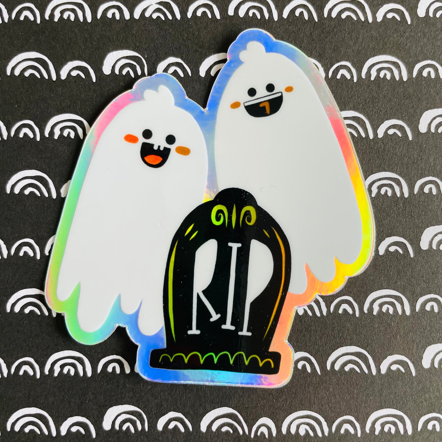 Ghosties Holographic Vinyl Sticker