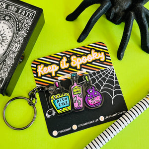 Spooky Potions Acrylic Keychain
