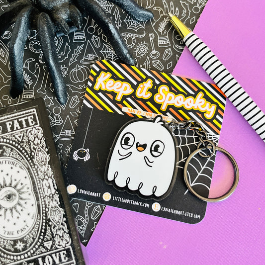 OMGhost Acrylic Keychain