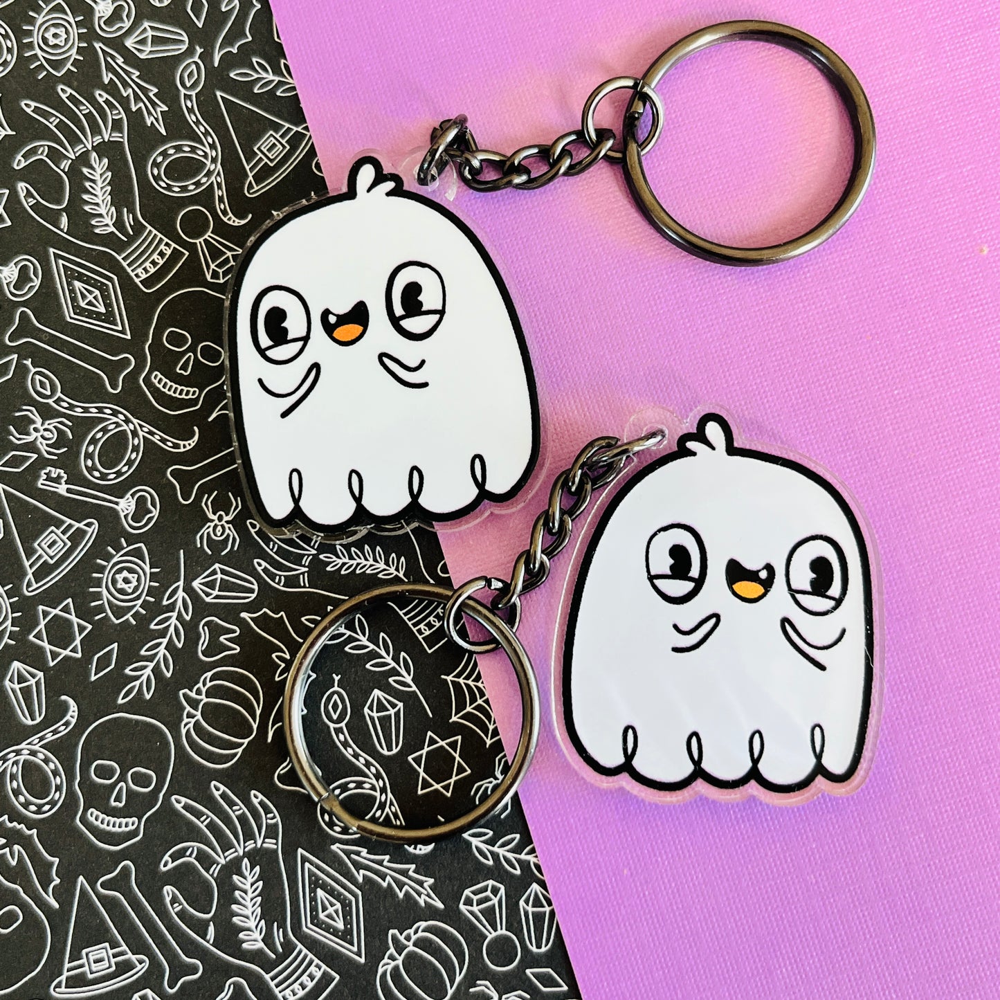 OMGhost Acrylic Keychain