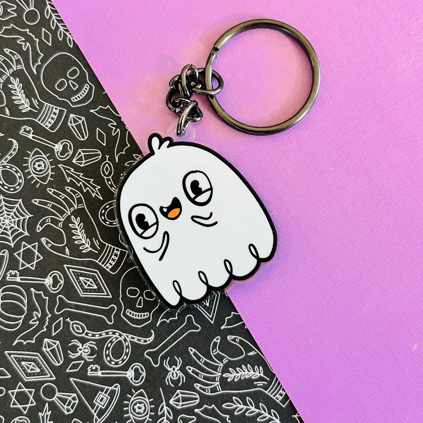 OMGhost Acrylic Keychain