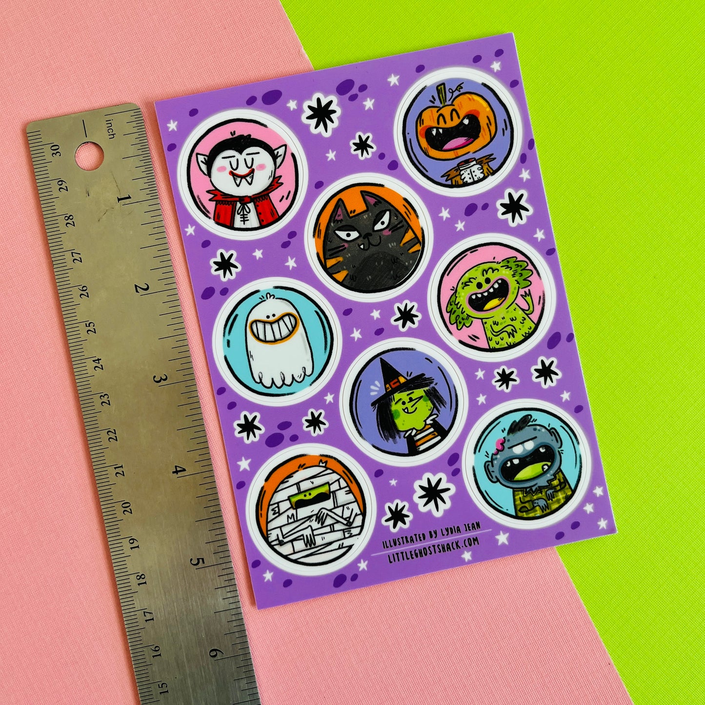 Spooky Pals Sticker Sheet