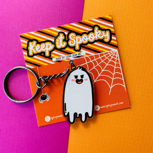 PaRtY Ghost Keychain