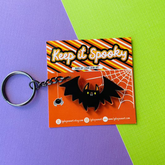 Little Vampire Bat Keychain