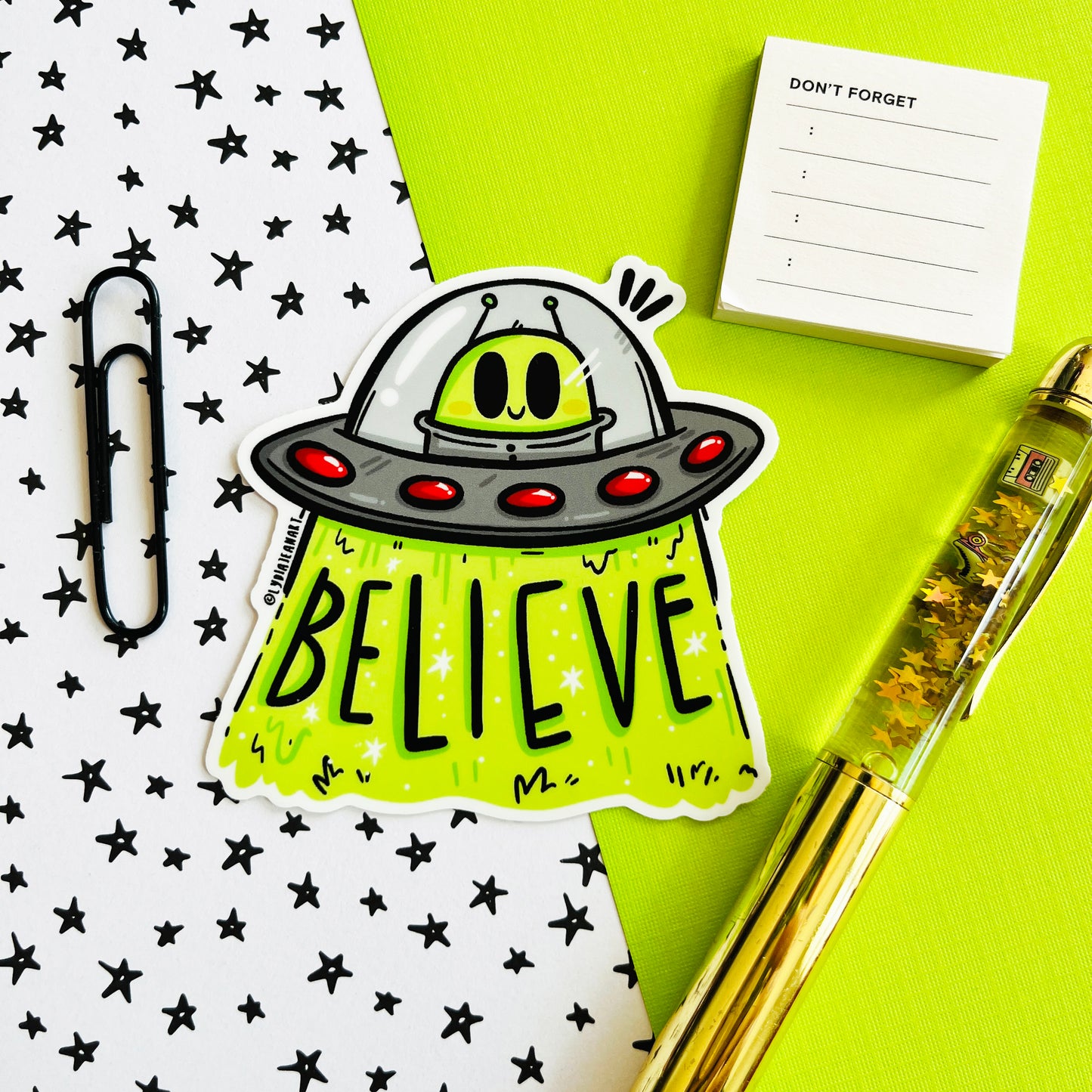 UFO / UAP BELIEVER Vinyl Sticker