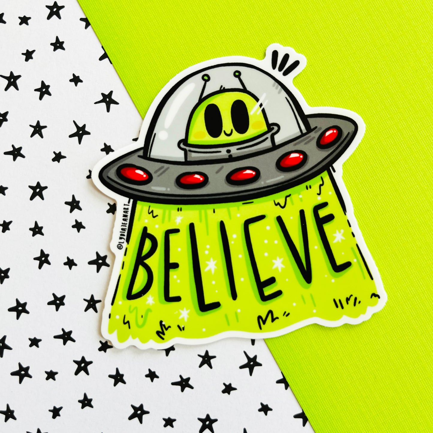 UFO / UAP BELIEVER Vinyl Sticker