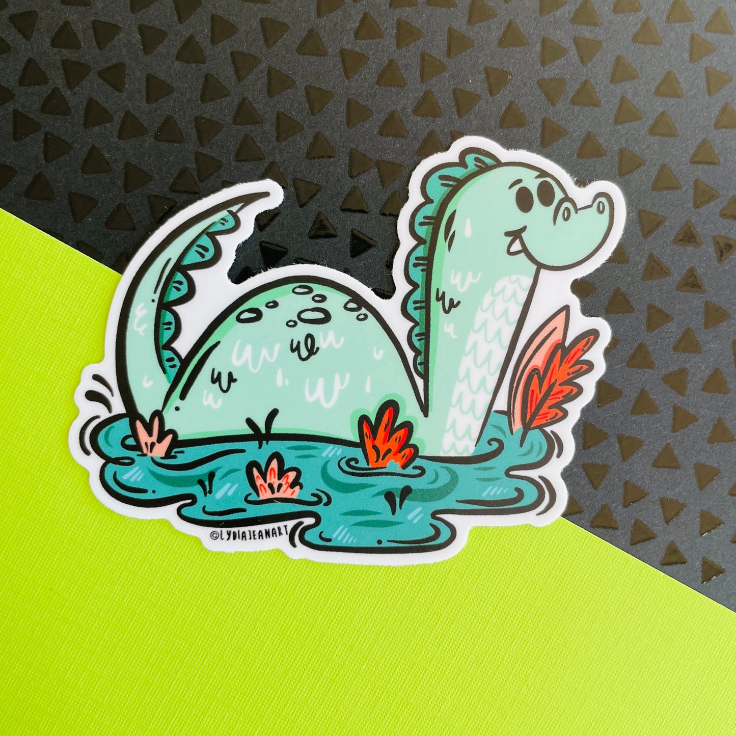 Nessie the Lochness Monster Vinyl Sticker