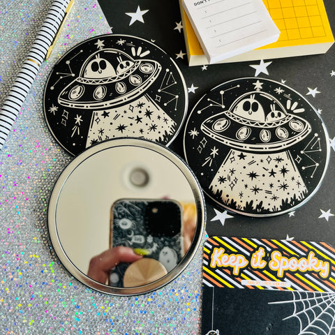 UFO Pocket Mirror