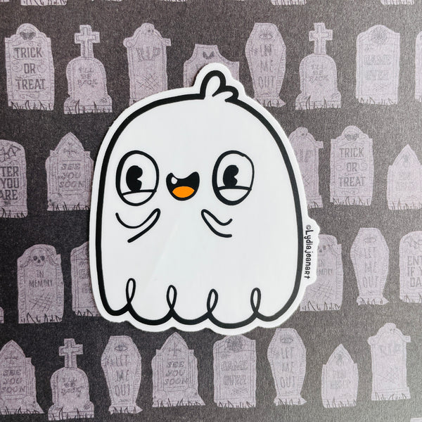 OMGhost Ghost Vinyl Sticker