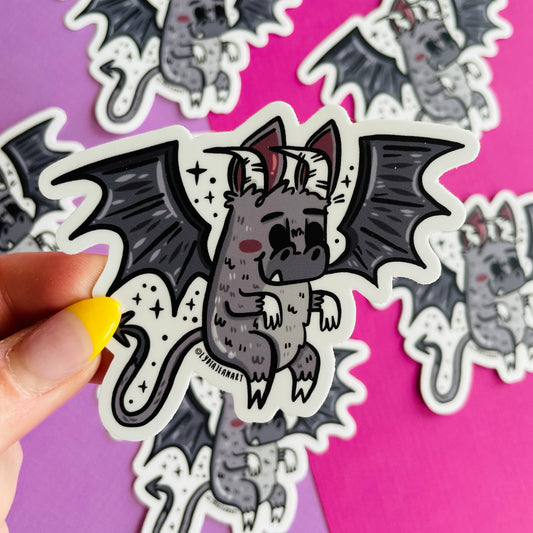 Jersey Devil Version2 Vinyl Sticker