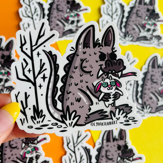 Chupacabra Vinyl Sticker