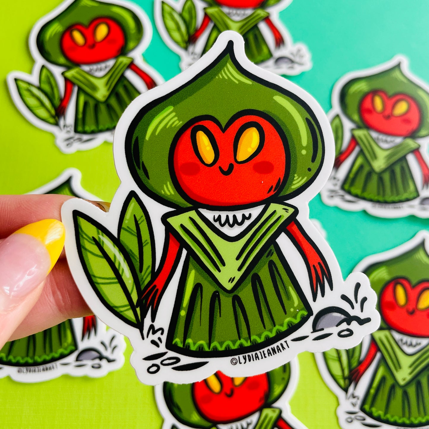 Flatwoods Monster Version 2 Vinyl Sticker