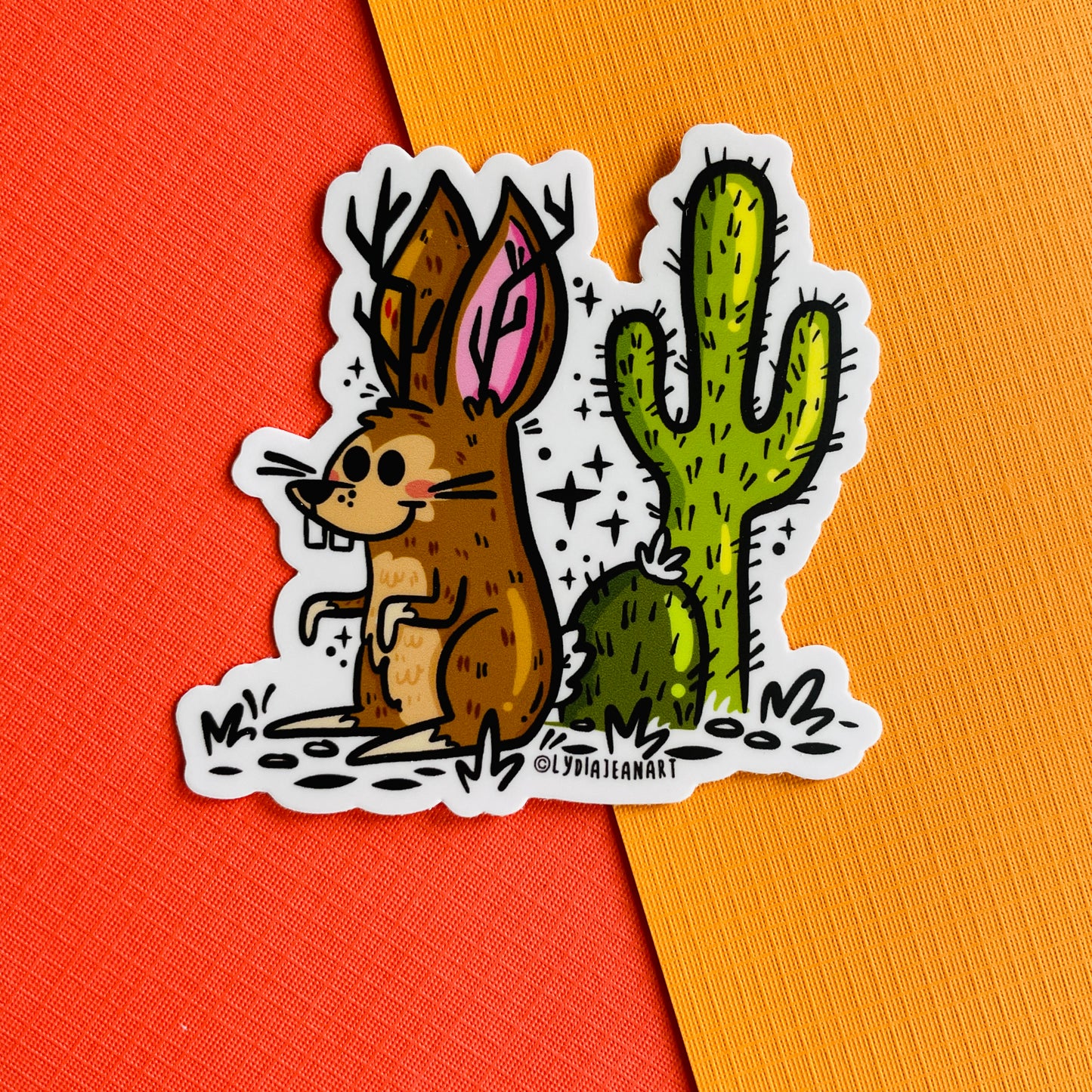 Jackalope Vinyl Sticker