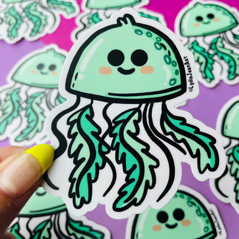 Jellyfish Vinyl Sticker