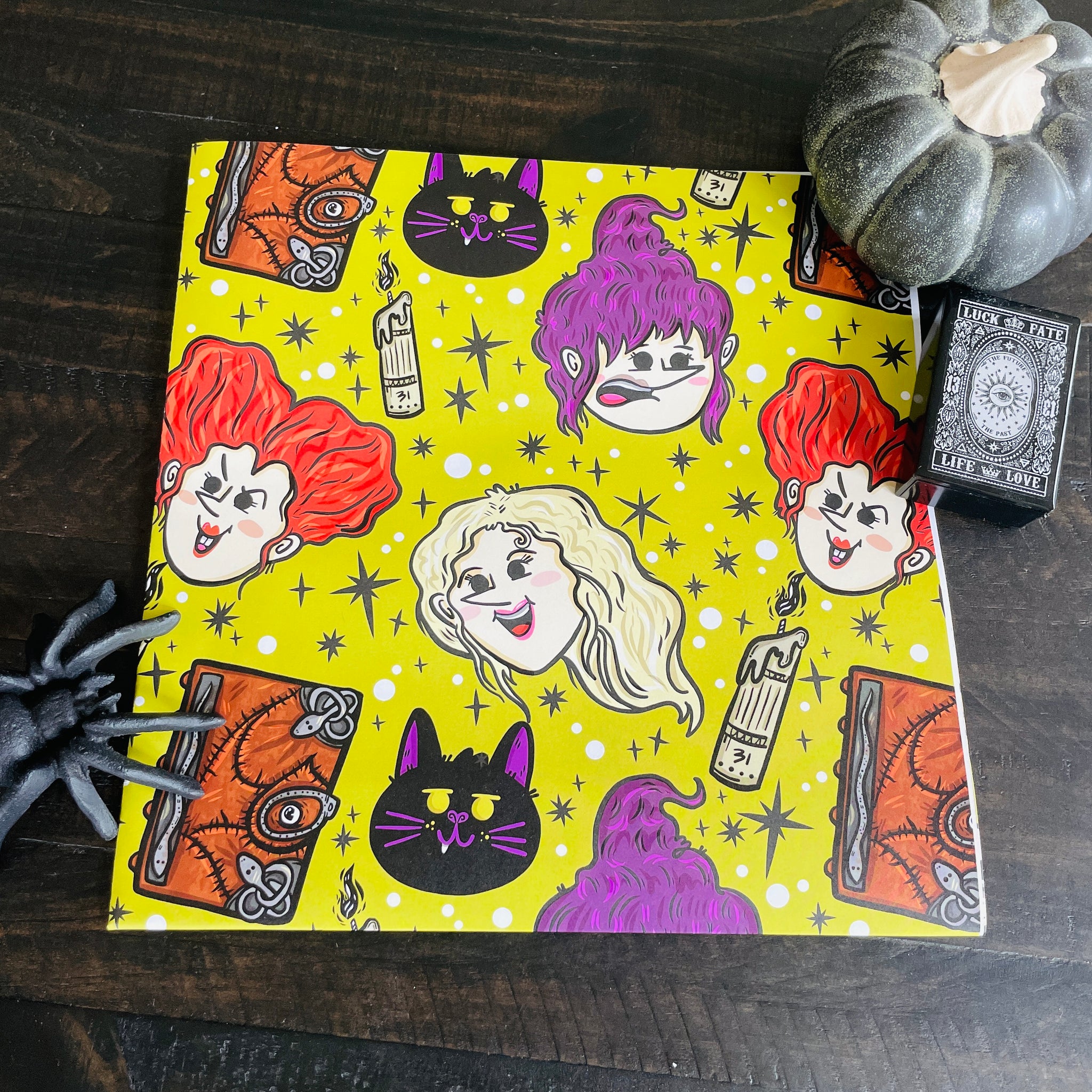 Witchy Sisters Wrapping Paper