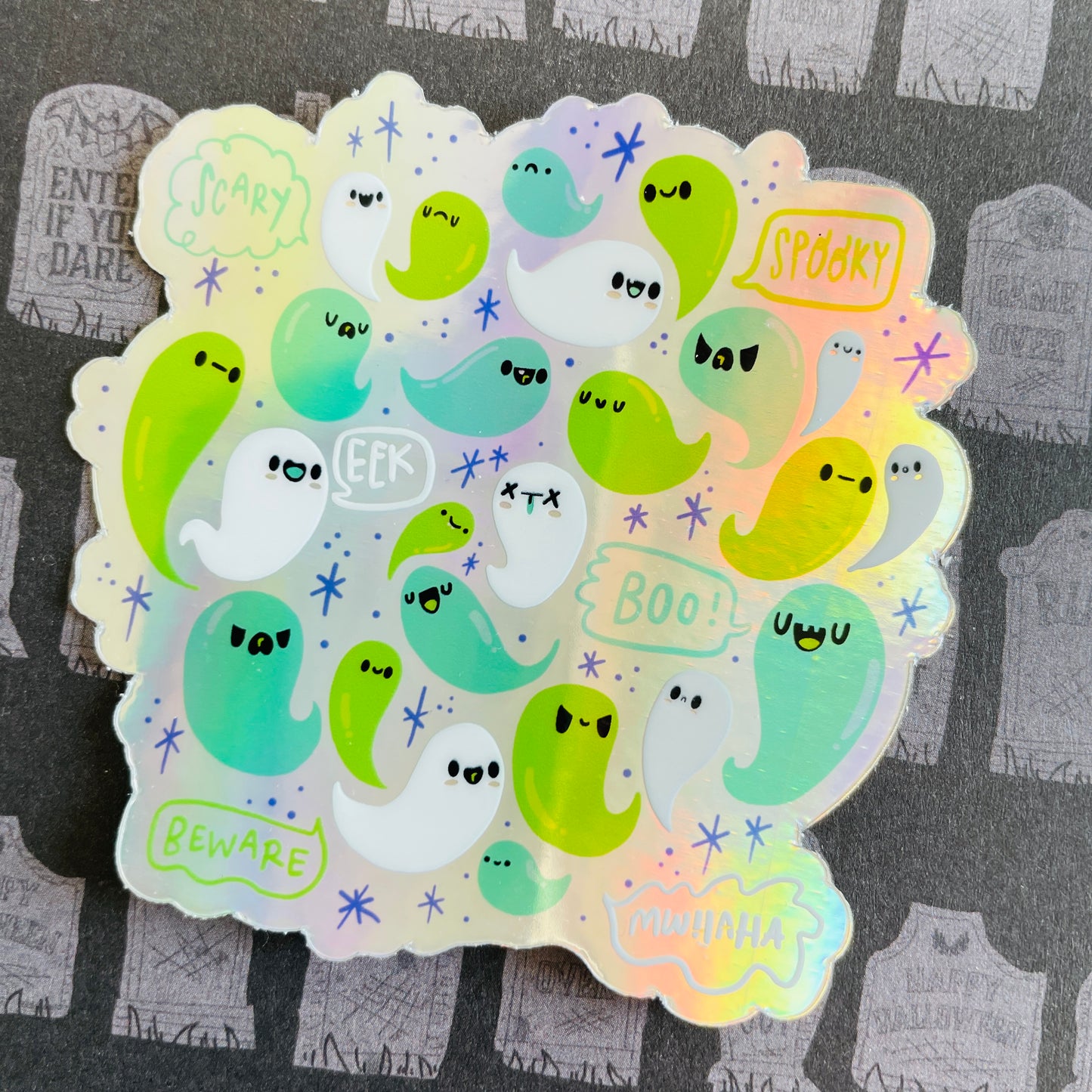 Ghosties Galore Vinyl Sticker